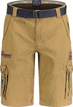 Geographical Norway Korte Broek Poudre Bruin - XXL