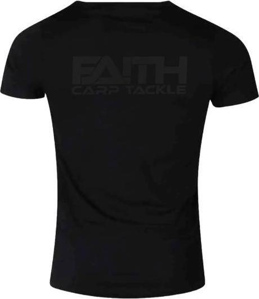 Faith T-Shirt - Black - Maat M - Zwart