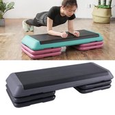 110cm fitnesspedaal verstelbaar sport yoga fitness aerobics pedaal, specificatie: grijs moederbord + 4 zwarte basis
