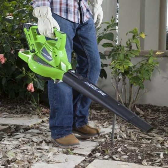GREENWORKS 40V (2 x 2Ah) bladblazer en bladzuiger van Greenworks — afbeelding 5