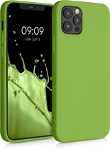 kwmobile telefoonhoesje voor Apple iPhone 12 / 12 Pro - Hoesje voor smartphone - Back cover in groene peper