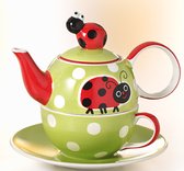 Tea for one set Molly- Keramiek - Lieveheersbeestje