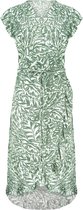 Bladeren Wrapdress Groen
