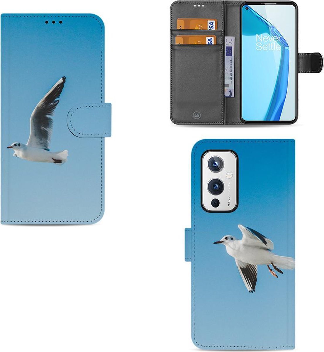 Book Case voor OnePlus 9 Fotohoesje Maken