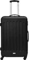 Packenger 3-delige kofferset "Travelstar" hard cover (M, L & XL) - ABS - 4 wielen (360°) - koffer met combinatie slot - antraciet