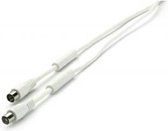 Vivanco 43049 TV/Radio Antenne Kabel met Ferrite Kern