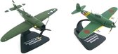Atlas Kawanishi N1K2 Shinden-Kai & Republic P-47D Thunderbolt Duelling Fighters