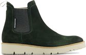 Floris van Bommel Vrouwen Leren     Chelsea boots / Laarzen / Damesschoenen 85692 - Groen - Maat 40