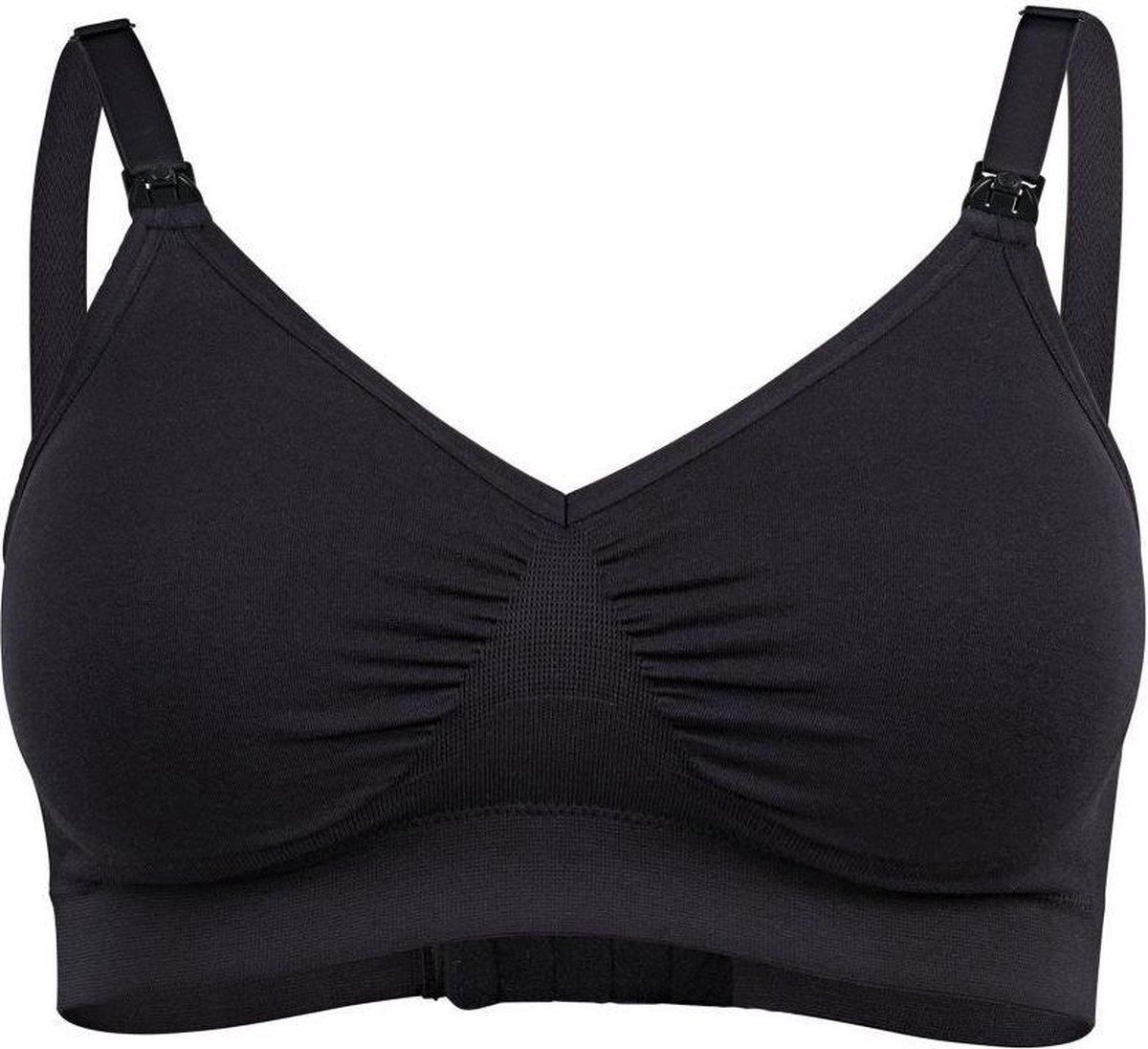 Medela Keep Cool Ultra bh - Naadloze voedingsbh - Zwangerschapsbh met 6 ademende zones - Soft Touchmateriaal – Comfortabel en ondersteunend - Zwart - Maat L
