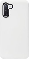 - ADEL Siliconen Back Cover Softcase Hoesje Geschikt voor Samsung Galaxy Note 10 Plus - Wit