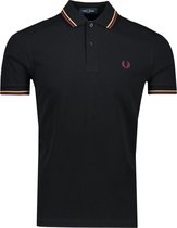 Fred Perry Polo Zwart Normaal - Maat S - Heren - Herfst/Winter Collectie - Katoen