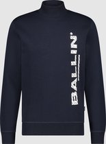 Ballin Amsterdam -  Heren Regular Fit   Sweater  - Blauw - Maat XS