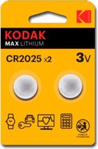 Lithium CR2025 Kodak ULTRA MAX LITHIUM 3V (2 uds)