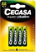 LR03 Alkalinebatterijen Cegasa AAA 1,5V (4 uds)
