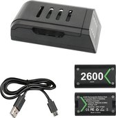 YONO Accu Set met Oplader geschikt voor Xbox Controller - Battery Pack Charger – Zwart