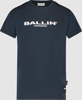 Ballin Amsterdam -  Jongens Regular Fit   T-shirt  - Blauw - Maat 104