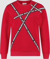 Ballin Amsterdam -  Jongens Regular Fit   Sweater  - Rood - Maat 116