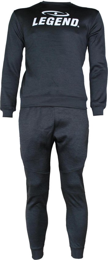 Legend Joggingpak dames/heren met trui/sweater Zwart Maat: XS