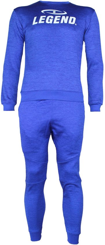 Legend Joggingpak dames/heren met trui/sweater Blauw Maat: M