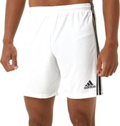 Adidas Squadra 21 Voetbalbroekje Wit/Zwart Heren - Maat XL