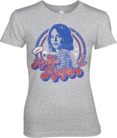 Stranger Things Dames Tshirt -L- Robin Rules Grijs