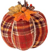 Pompoen Decoratie - Beeld - Herfstdecoratie - Autumn Oranje - 16cm Foam