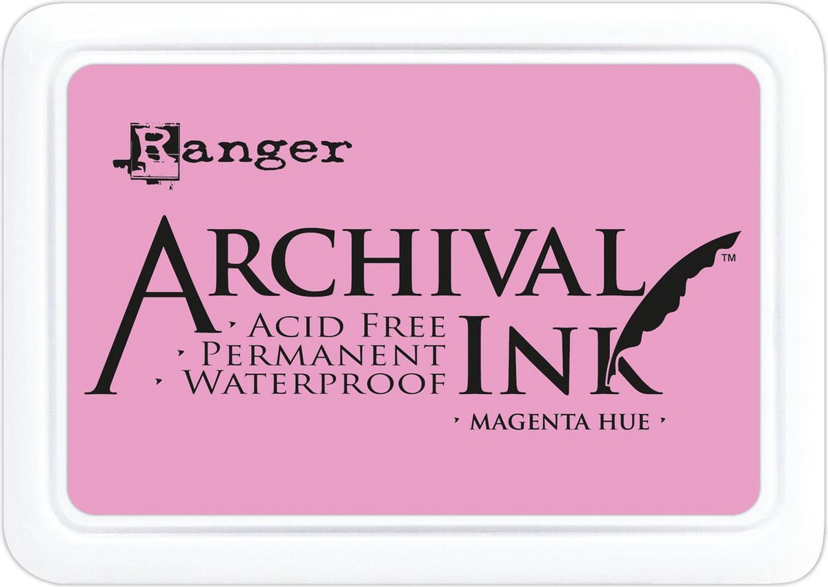Ranger Archival Ink pad - magenta hue