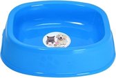 Hega Voer- En Drinkbak Dogo Hond/kat 19 X 5 Cm Blauw