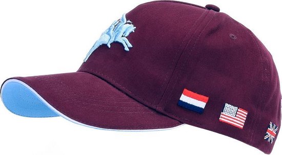 Fostex Garments - Baseball cap Pegasus WWII 3D (kleur: Maroon / maat: NVT)