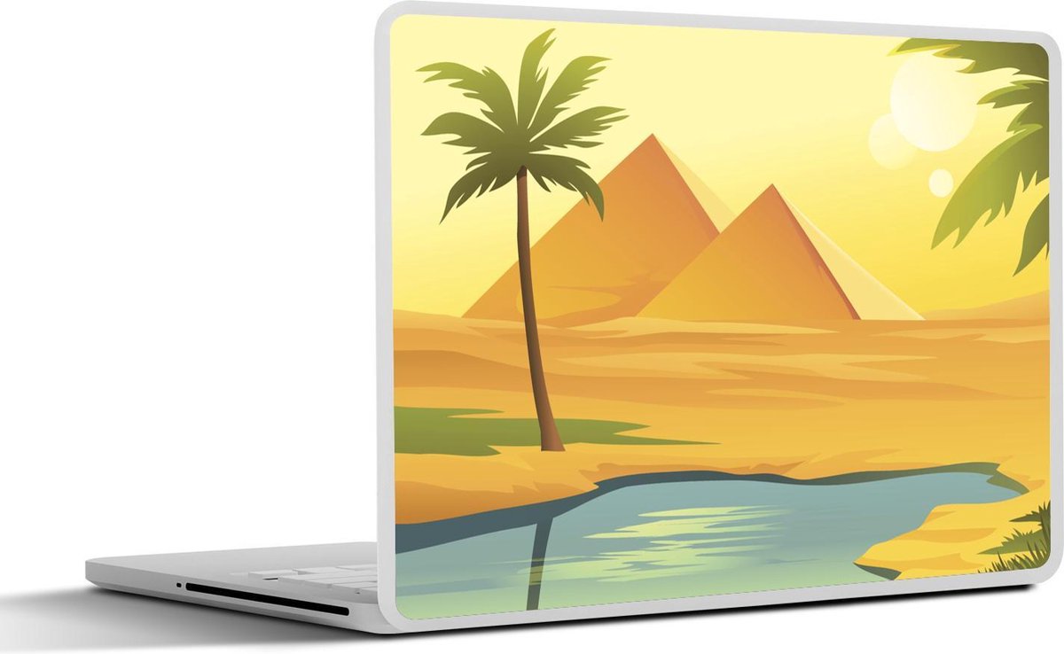 Laptop sticker 11.6 inch tekening van een fata bij