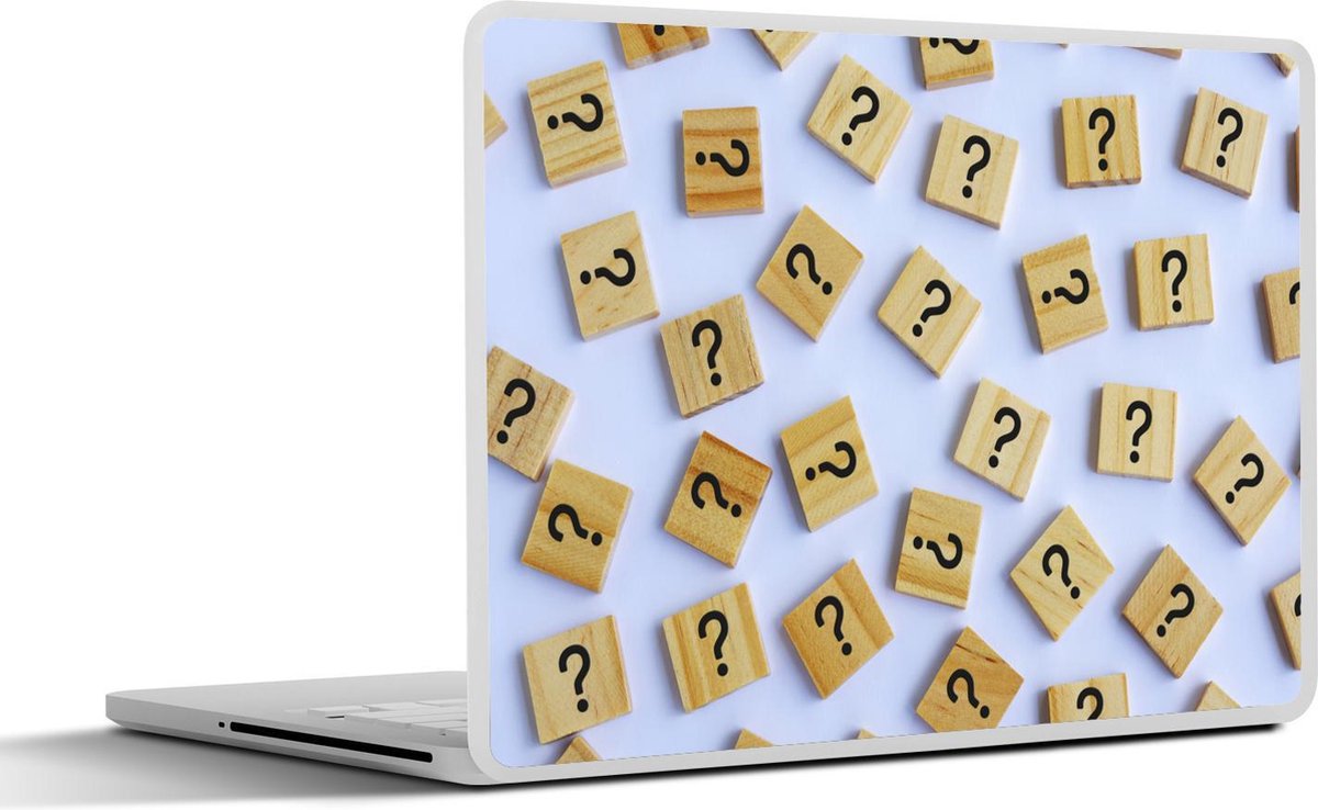 Afbeelding van product SleevesAndCases  Laptop sticker - 11.6 inch - Flat lay scrabble tegels