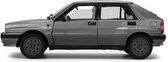 De 1:18 Diecast modelauto van de Lancia Delta HF Intergrale 8V van 1989 in Grey Metallic.De fabrikant van het schaalmodel is Sunstar.Dit model is alleen online beschikbaar.