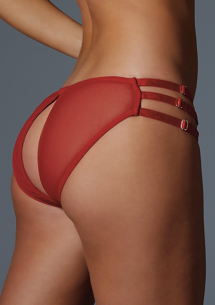 Adore Tease Me Panty - Red - One Size
