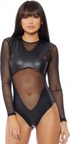 Forplay - Fetish Appetence Bodysuit - Black black S/M