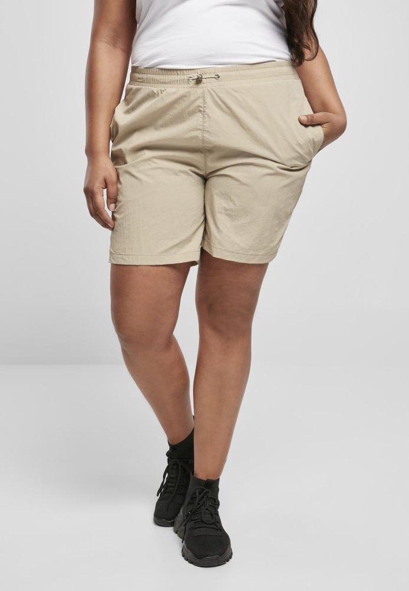 Urban Classics Crinkle Nylon Korte broek XL Beige