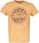 DEELUXE T-shirt met tropisch dessin BEADY Apricot