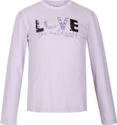 Regatta Longsleeve Wenbie Ii Meisjes Katoen Lila Maat 146-152