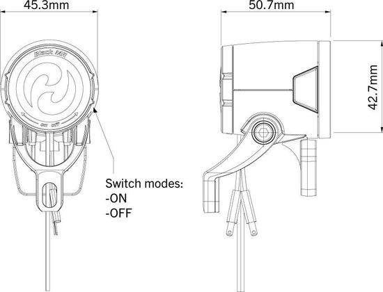 Herrmans Voorlicht H-black Mr8 Dynamo Led 180 Lumen Zwart — afbeelding 3