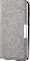Huawei P40 pro Hoesje - Mobigear - Classic Serie - Kunstlederen Bookcase - Grijs - Hoesje Geschikt Voor Huawei P40 pro