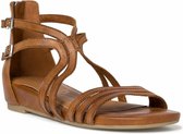 Marco Tozzi Dames Sandaal 28424-440 Lichtbruin - Maat 40