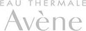 Logo van Avène Eau Thermale in grijs op een witte achtergrond.