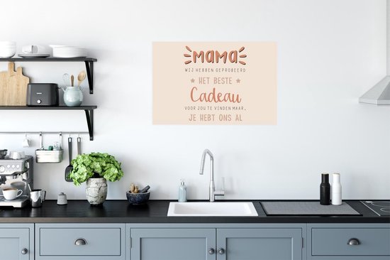 Affiche Mère - Citations - Proverbes - Maman tu nous as déjà - 90x60 cm