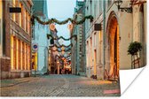 Poster Kerst - Maastricht - Nederlands - 60x40 cm - Kerstmis Decoratie - Kerstversiering - Kerstdecoratie Woonkamer