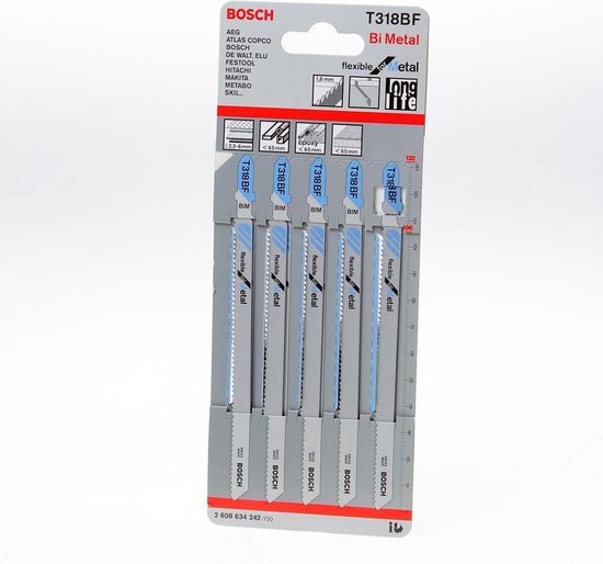 Decoupeerzaagblad T 118 A Basic for Metal - Bosch Decoupeerzaagblad T 118 A Basic for Metal - Bosch