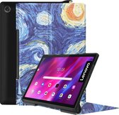 Tablet Hoes geschikt voor Lenovo Yoga Tab 11 (2021) - Tri-Fold Book Case - Sterrenhemel