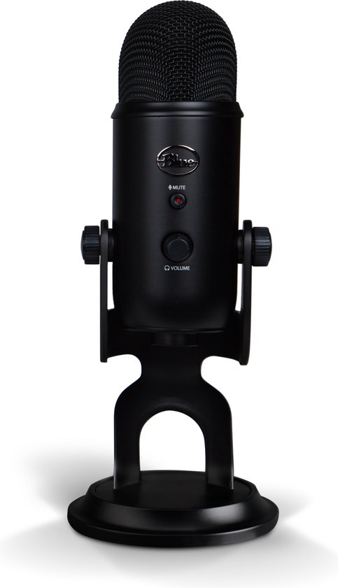 Blue Microphones Yeti USB Microfoon voor Studiokwaliteit Streaming & Recording - Blackout
