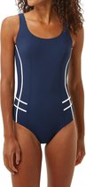 Bomain Uni Up-Size Badpak Blauw Dames - Maat 42
