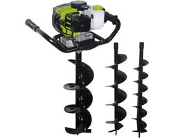 Zipper Benzine Grondboor ZI-ELB70 | 70 cm | 1,65 KW | 3000 1/min| inclusief 3 Boren (100/150/200 mm)
