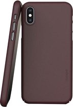 Nudient Thin Precise Case Apple iPhone XS V3 Sangria Red