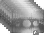 Set de table - Bridge in Amsterdam - 45x30 cm - 6 pièces